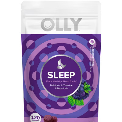OLLY 3mg Melatonin Sleep Gummies - Blackberry Zen - 120ct | Target