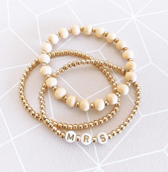 Mrs Bracelet Gift Jewelry for Bride Future Mrs Gifts Bride to - Etsy | Etsy (US)