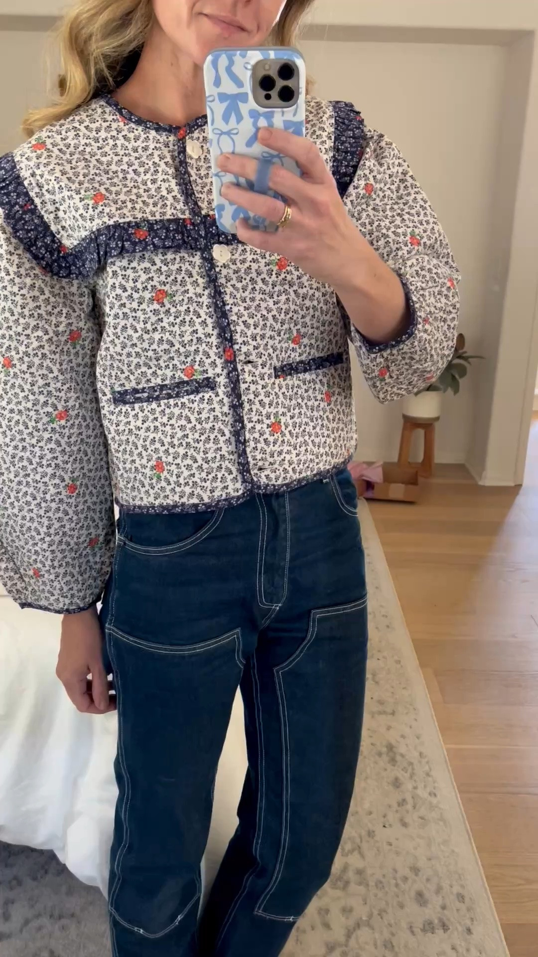 My favorite cropped jacket from spring is marked down 30% right now. I’m wearing an XS.

#LTKSaleAlert