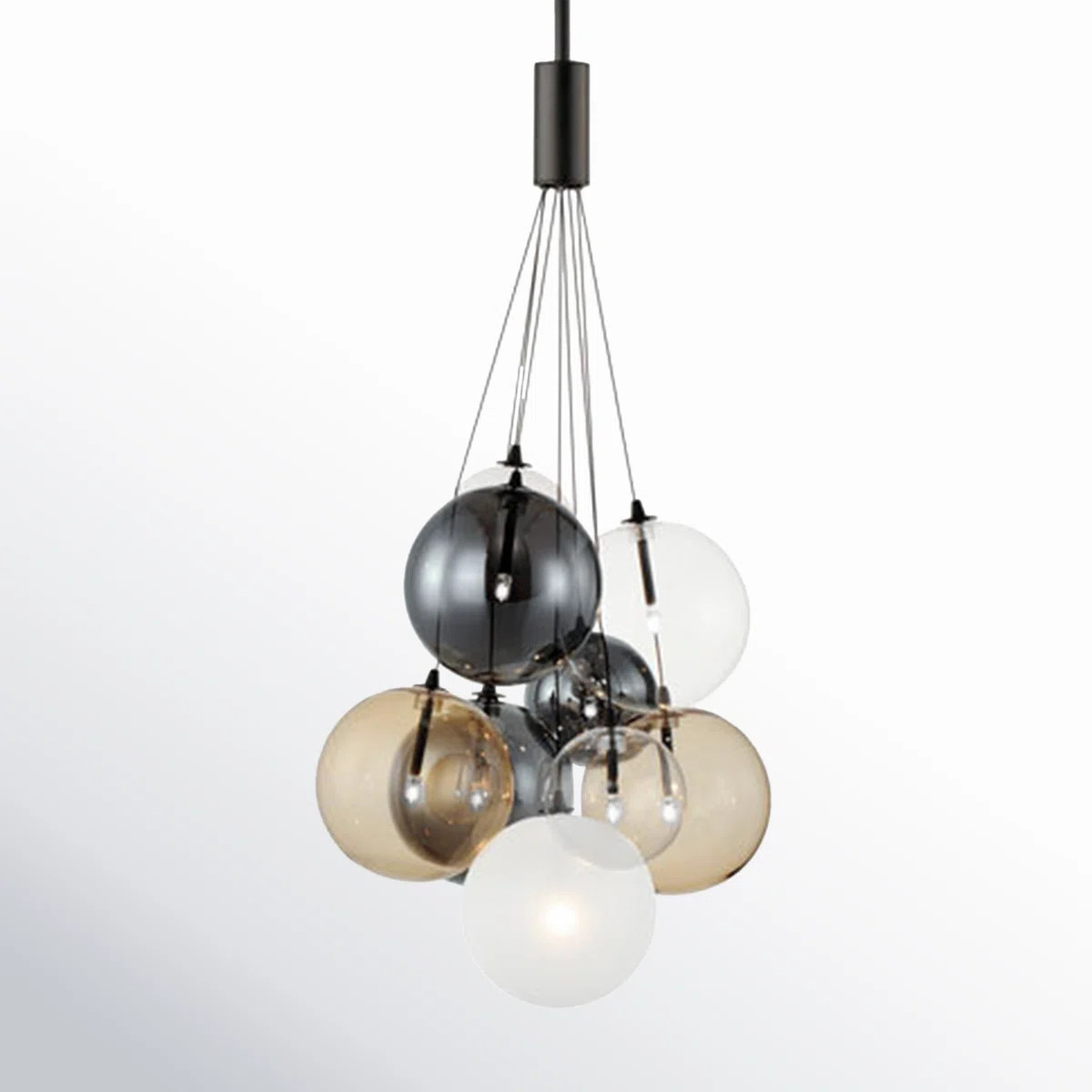 Celica 9 Light Glass Dimmable Pendant | AllModern