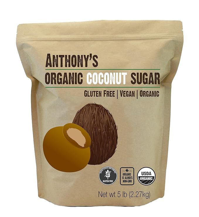 Anthonys Organic Coconut Sugar 5lbs, Non-GMO and Gluten Free | Amazon (US)