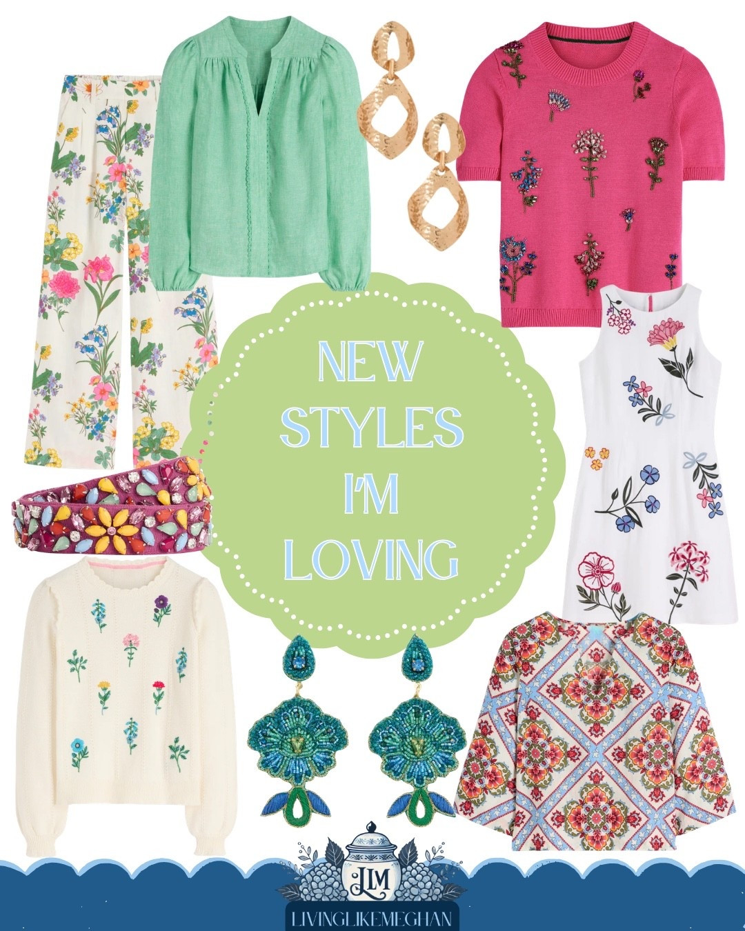Bright florals, embroidered details, and bold accessories — this edit feels very European spring outfit, polished but still playful 🌸 I’m loving the mix of texture and color here — especially the statement earrings paired with elevated everyday knits. These are the kinds of pieces that instantly make a simple outfit feel styled! ✨

Tap to explore 🎀💚

vintage inspired fashion • boutique style sweater • colorful knitwear trend • patterned midi skirt outfit • feminine statement jewelry • preppy spring wardrobe • textured accessories • chic weekend look

#LTKootd #LTKSeasonal