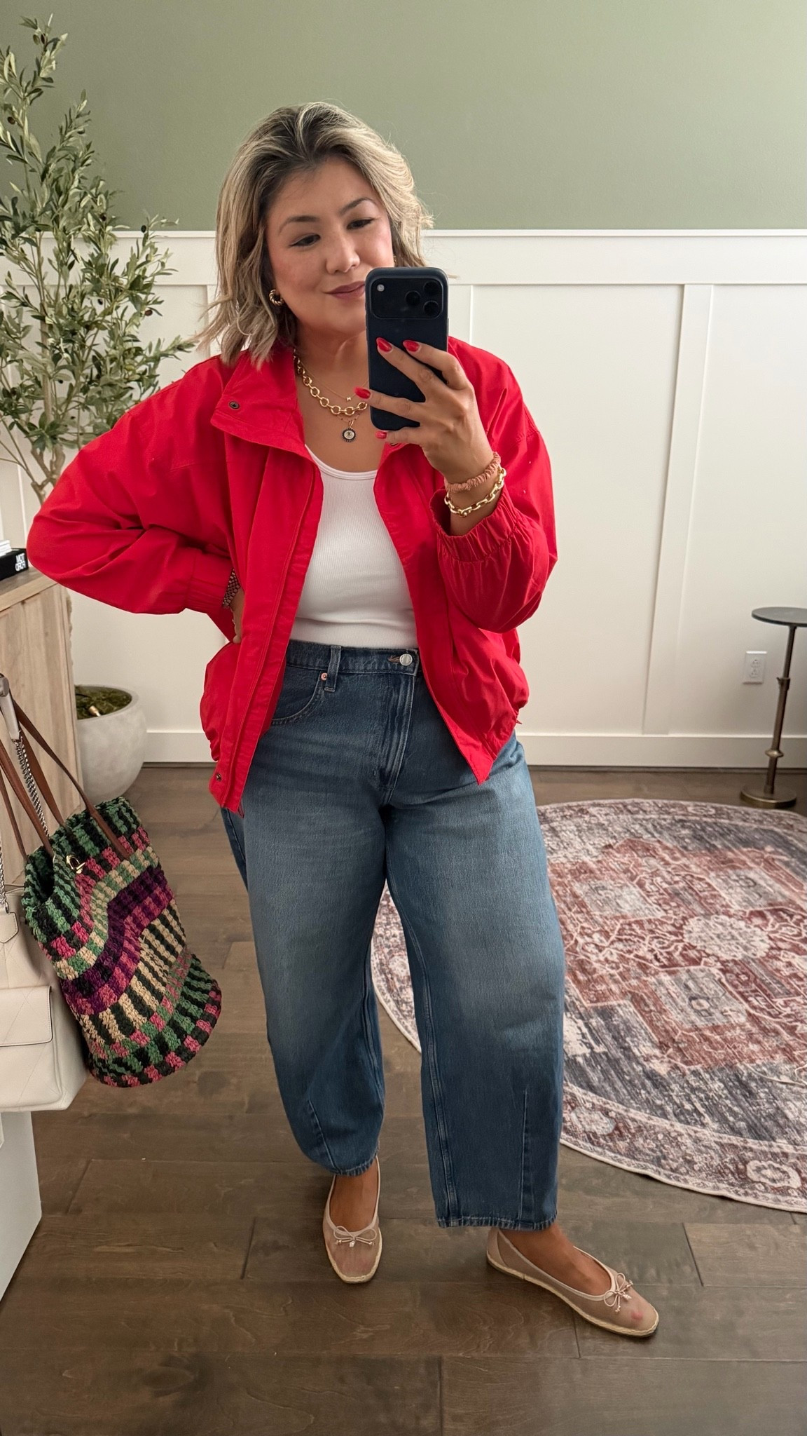 Randomly found this jacket (probably a return) in store. It was on my list for a bit, but it sold out quickly. Only the ivory is left in select sizes. 

I did link similar jackets all in red. It obviously is a super trendy jacket, especially in this color because there are a ton of brands with similar options. I’ve linked them all.

#LTKootd #LTKOver40 #LTKMidsize