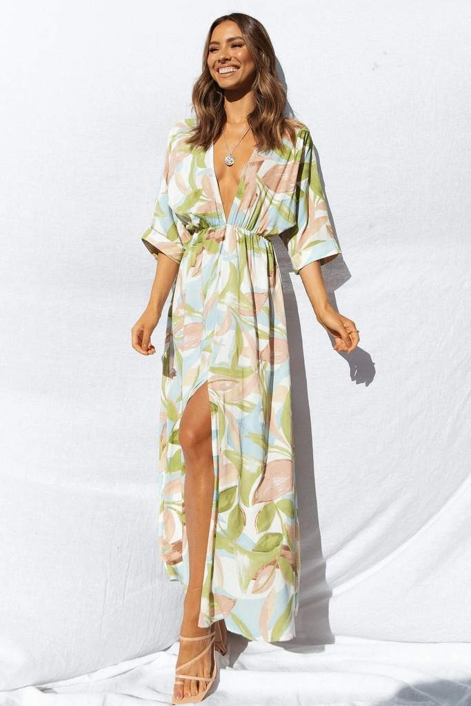 Maja Dress - Green | Petal & Pup (US)