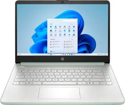 HP - 14" Laptop - Intel Processor N150 - 4GB Memory - 128GB UFS - Willow Green | Best Buy U.S.