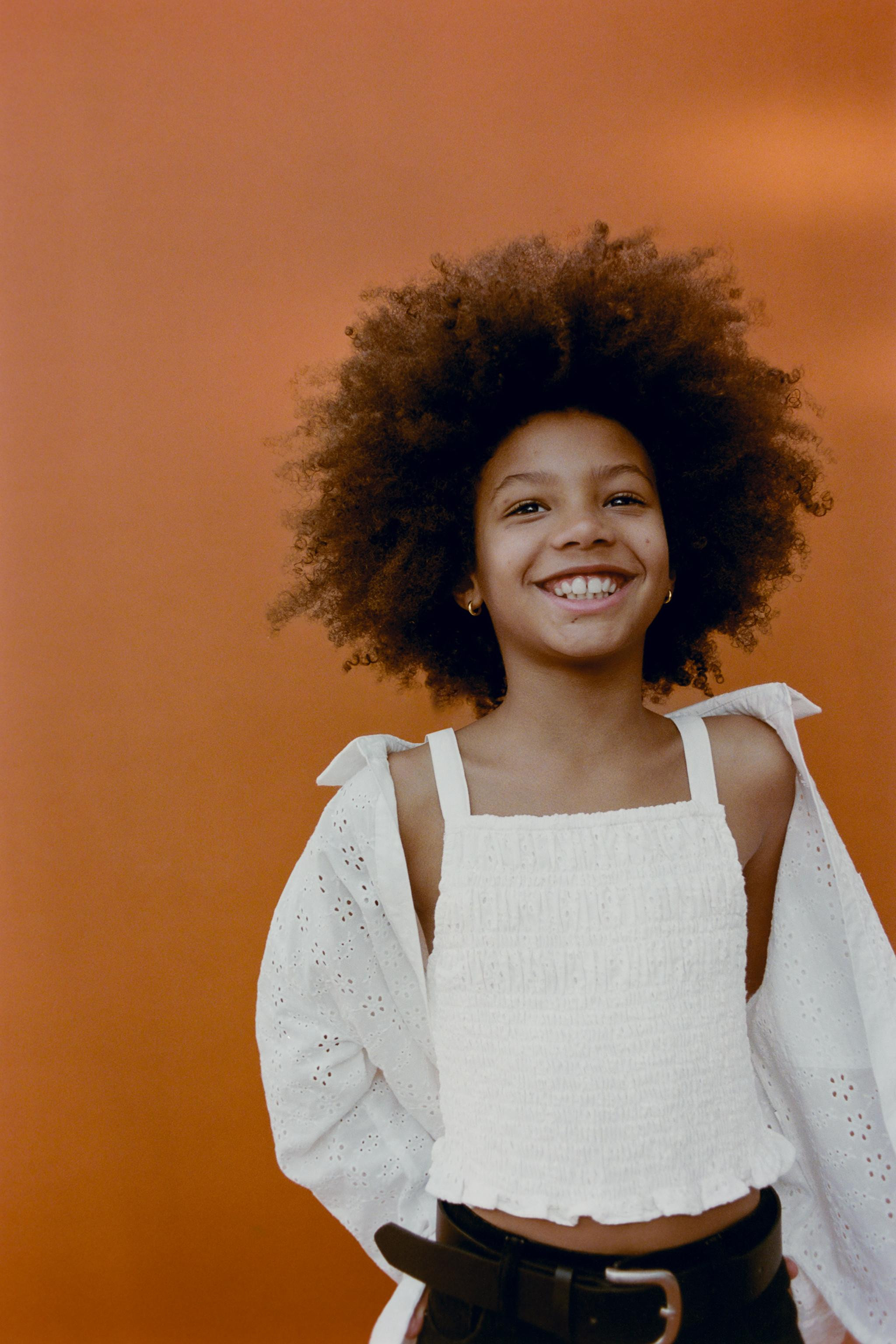 LINEN JEWEL HEART TOP | Zara US