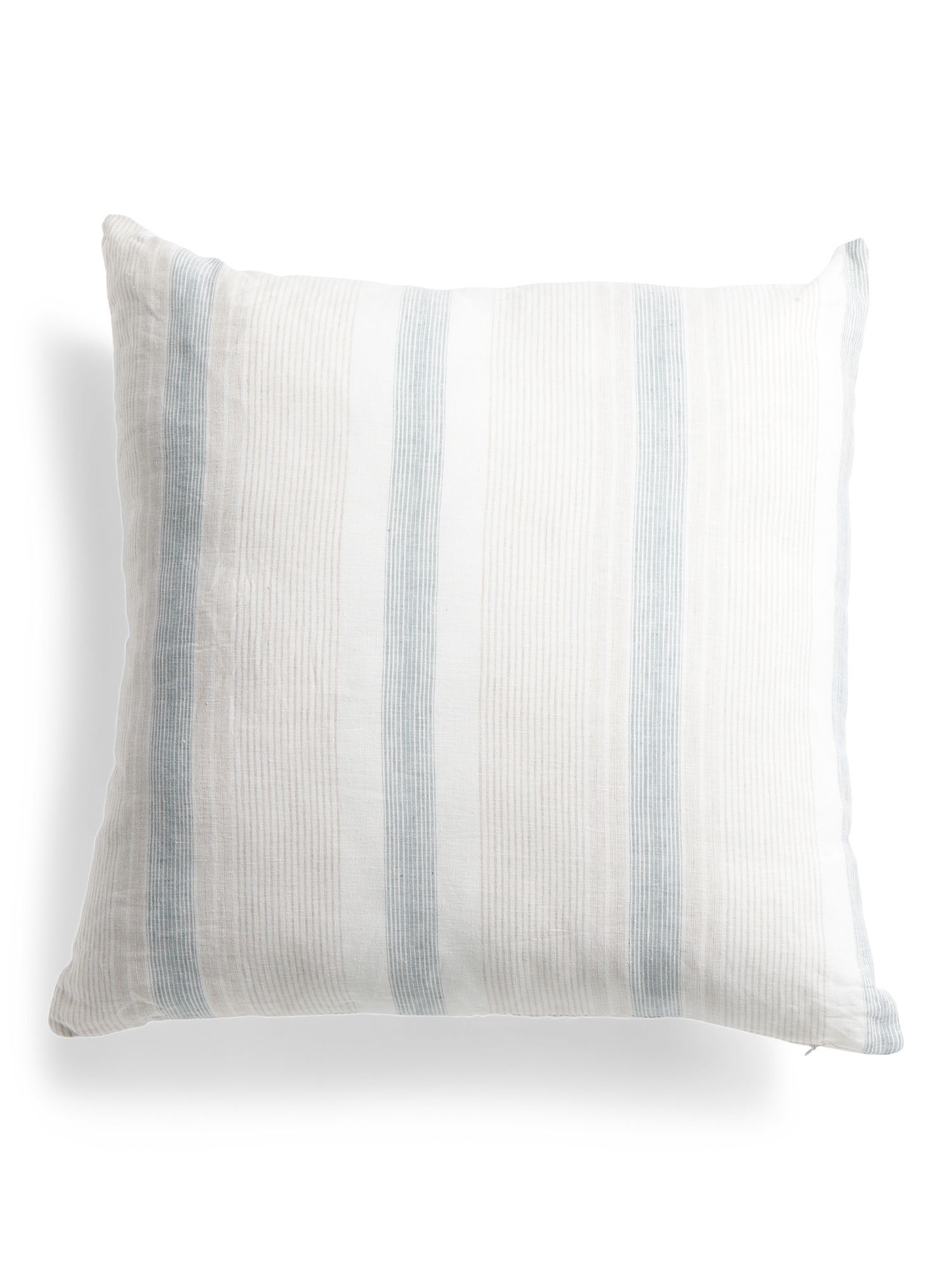 Made In Portugal 24x24 Striped Linen Pillow | The Global Decor Shop | Marshalls | Marshalls