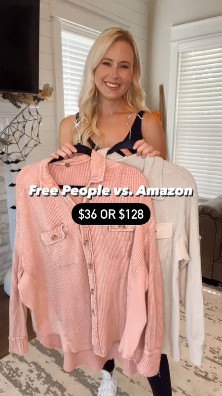 Amazon TTS! Size up for oversized fit! Free people runs big wearing an XS. 

Amazon find 
Amazon fashion
Amazon must have 


#LTKstyletip