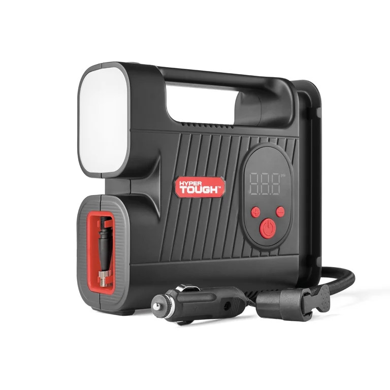 Hyper Tough DC 12V Digital Car Tire Inflator with Auto-off Function | Walmart (US)