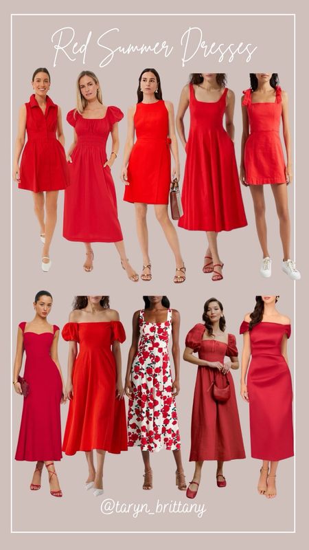 Red Dresses for Summer ❤️

Summer dress 
Wedding guest dress 
4th of July outfit 
Vacation outfit
Midi dress 
Mini dress 
Red dress 

#LTKWedding #LTKSeasonal #LTKStyleTip