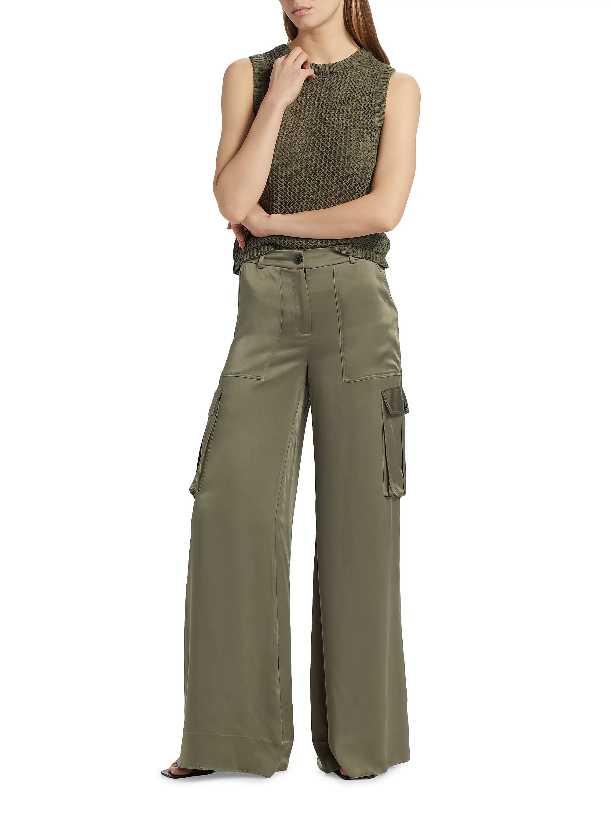 Estelle Crochet-Knit Cotton Top | Saks Fifth Avenue