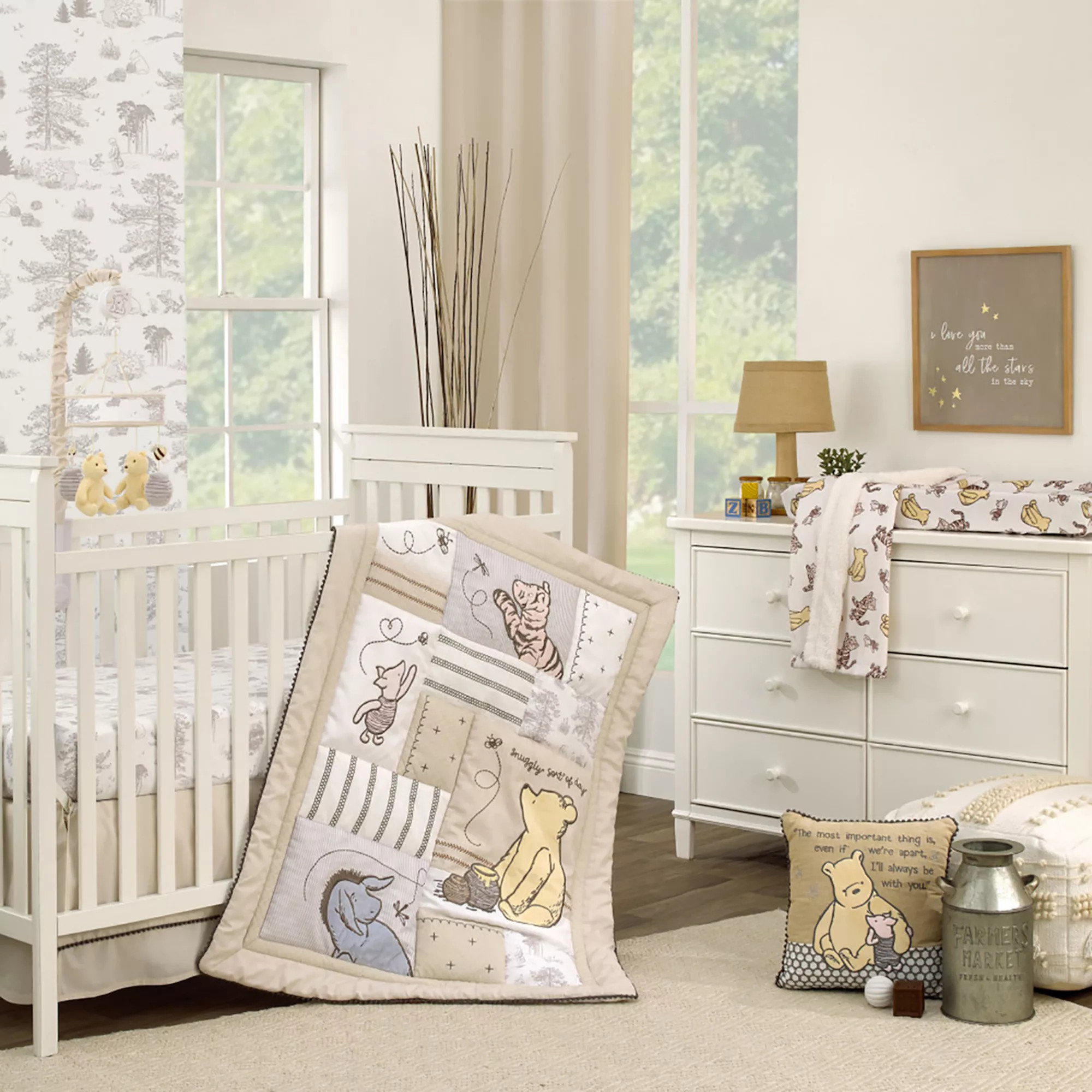 Disney's Classic Pooh Hunny Fun 3-Piece Crib Bedding Set | Kohl's