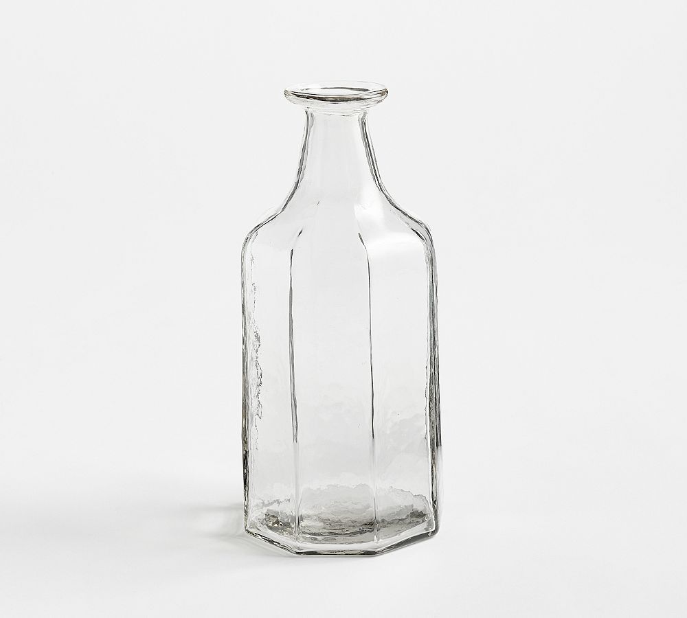 Handcrafted Café Hammered Glass Vase | Pottery Barn (US)