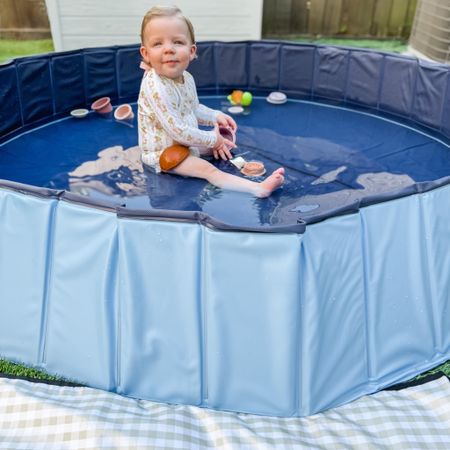 Okay, so maybe we’re not *totally* done with summer yet. It’s been quite warm in Seattle lately so I got a little splash pool for Sophie to cool down in our [tiny] back yard and she has had so much fun in it! I love that it collapses down and is easy to pack away in our storage chest until next year. #LTKSummer 

#LTKkids #LTKbaby #LTKswim