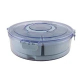 Cook with Color Rotating Snack Box with Ice Pack and Handle, Blue Food Storage Container Charcute... | Walmart (US)