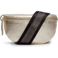 Sling Bag Gold with Charcoal Strap | Debenhams UK