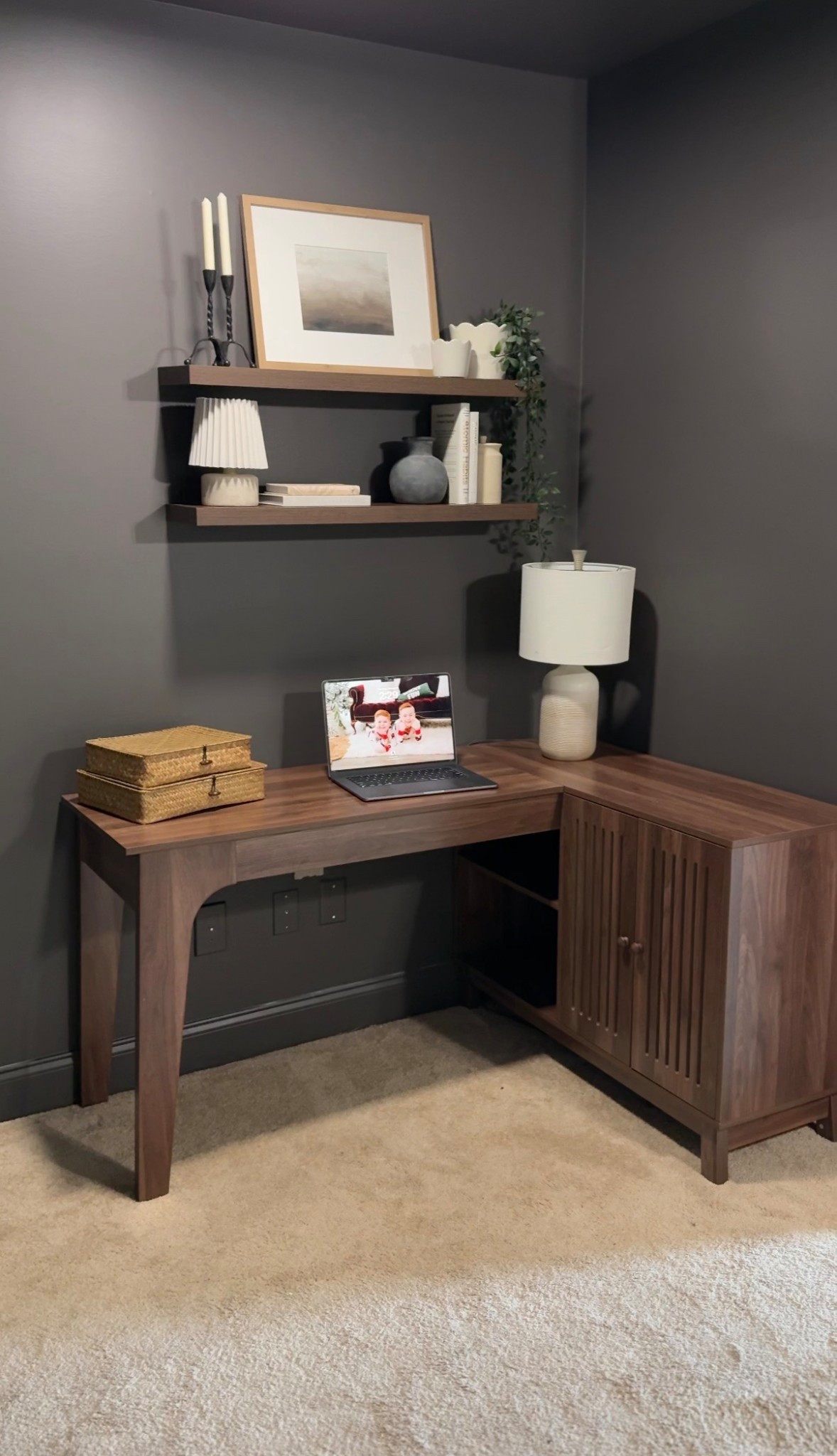 The best home office setup from @amazon! Beautiful wood tone L-shaped desk with lots of storage and a built in cabinet— in a compact size. 

At home office, home office, desk, L shaped desk, wood tone desk, office setup, office decor, office styling

#LTKdayinmylife #LTKHome #LTKSaleAlert