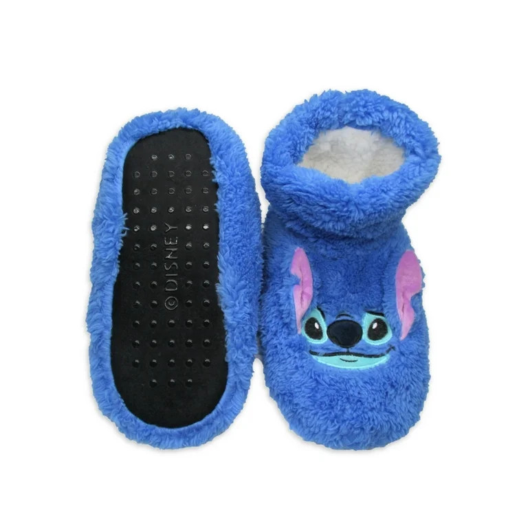 Disney Lilo & Stitch Womens Plush Bootie Slipper Socks, Sizes S/M-M/L - Walmart.com | Walmart (US)