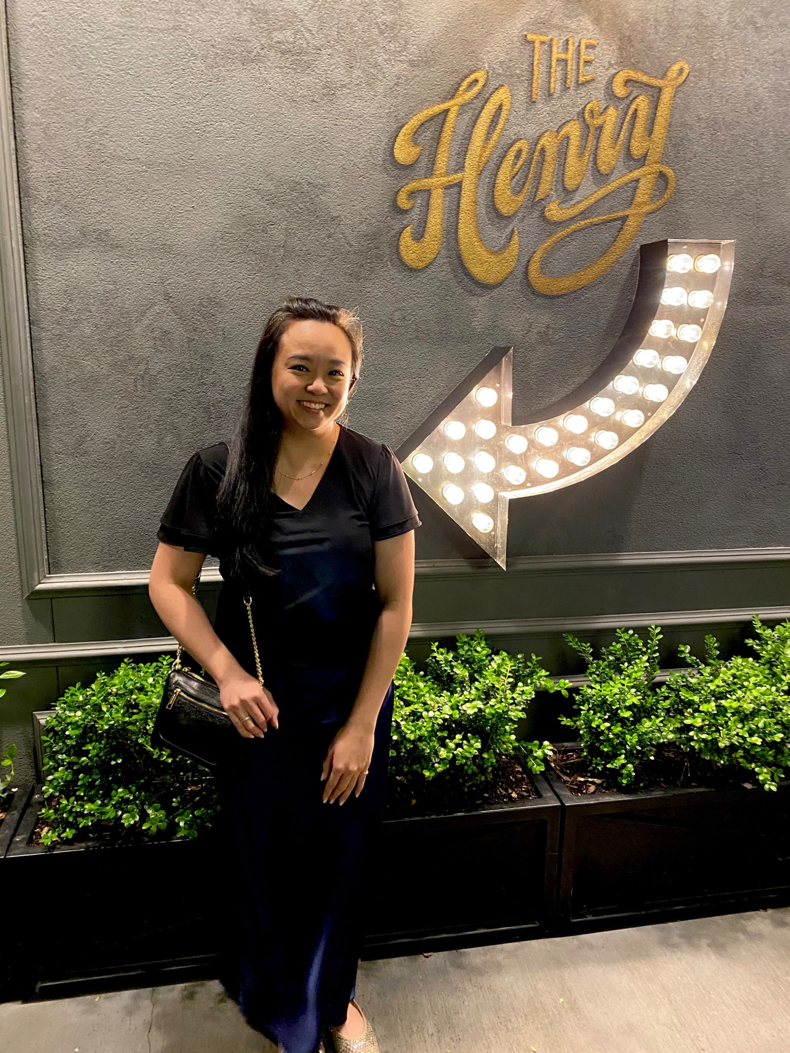 Sometimes a simple look for a night out is a satin midi skirt and a black top!

#LTKootd