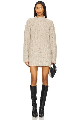 Lovers and Friends Abra Sweater Dress in Beige from Revolve.com | Revolve Clothing (Global)