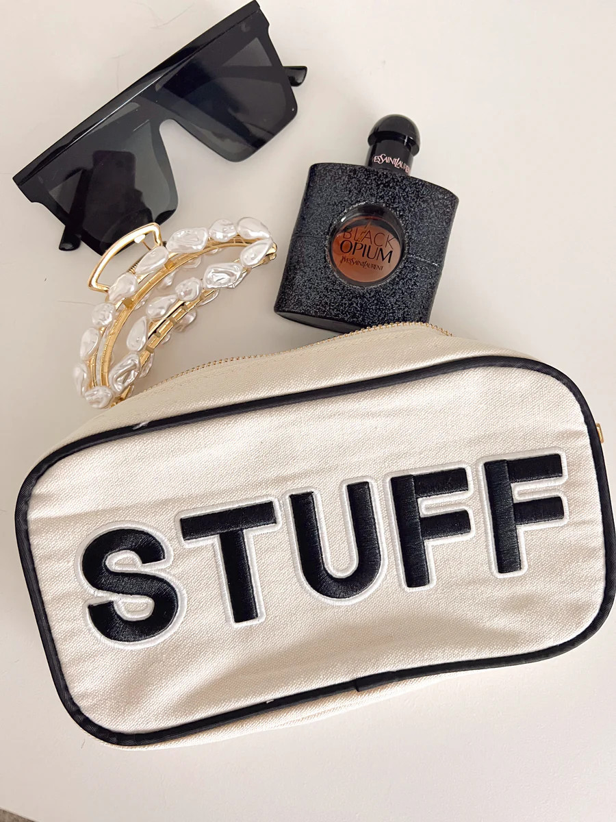 Stuff - Canvas Medium Bag w Black Trim | KenzKustomz