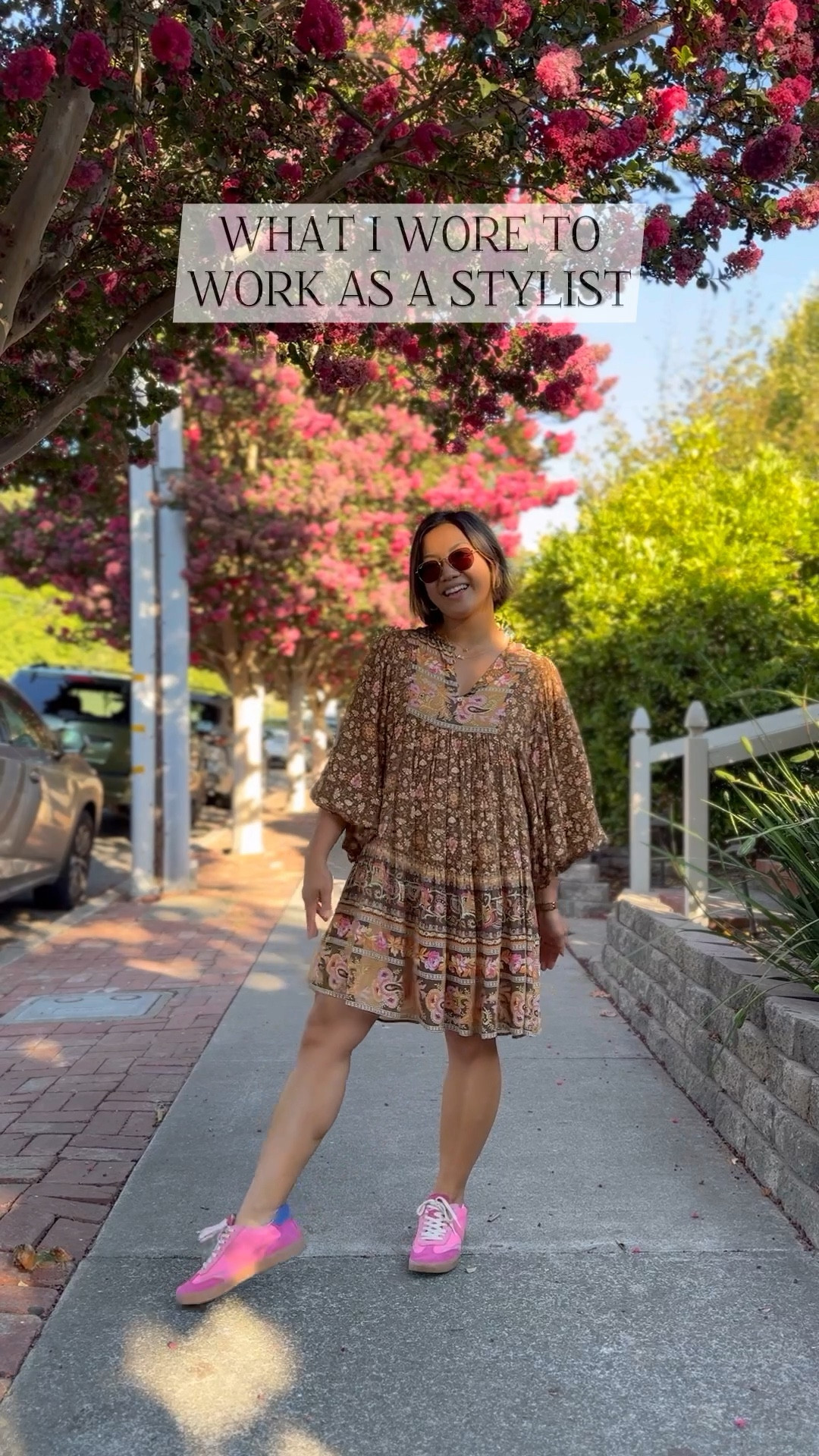 Any day can be a dress day 💃🏻.. especially this 90° day 🌞

On a date, I would wear this dress with strappy heels or boots. But on a long work plus kids activities day, sneakers are a must! ADORE these pink ones— so cute and comfy 💗

Petite outfit style inspo ideas . Capsule wardrobe . Style over 30 . Fun styling  

#petitefashion #styledbyme #dailyoutfits #stylingtip #bayareastylists #sneakeroutfits #spellandthegypsycollective 

#LTKShoeCrush #LTKTravel #LTKStyleTip