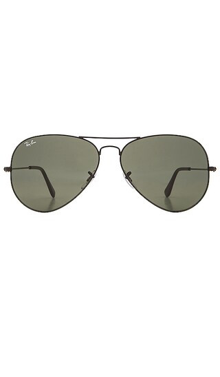 Ray-Ban Aviator II Large in Black. | Revolve Clothing (Global)