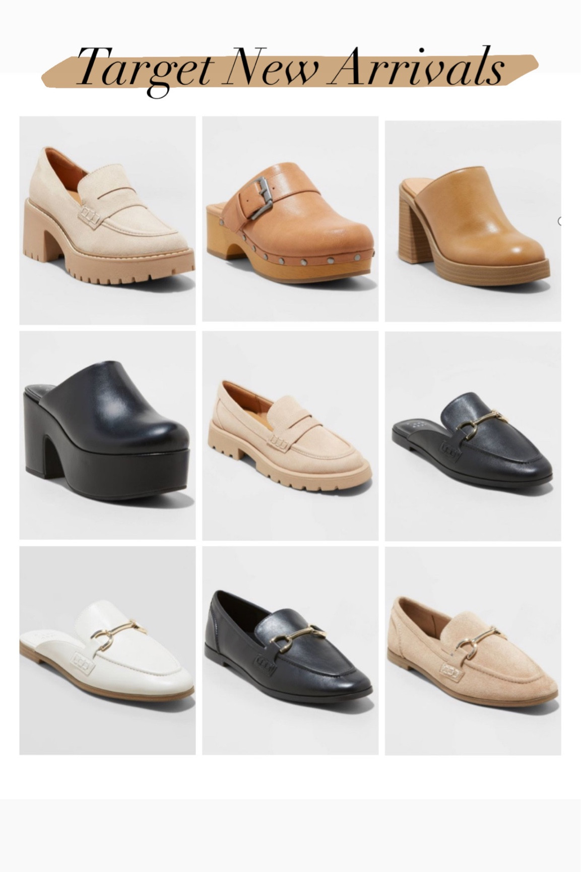 Target new arrivals 

#LTKshoecrush