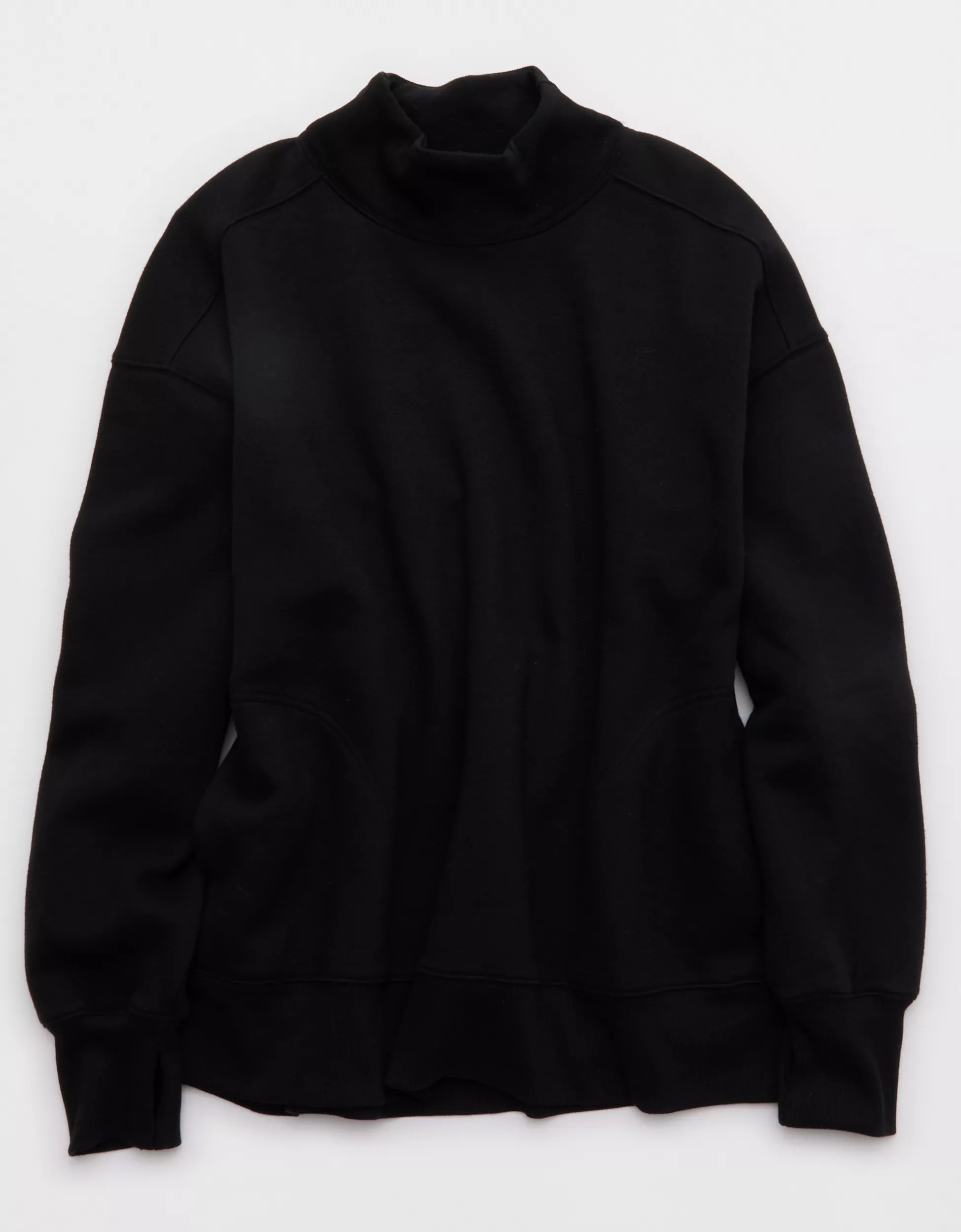 OFFLINE By Aerie Cloud Fleece Oversized Mockneck Sweatshirt | American Eagle Outfitters (US & CA)