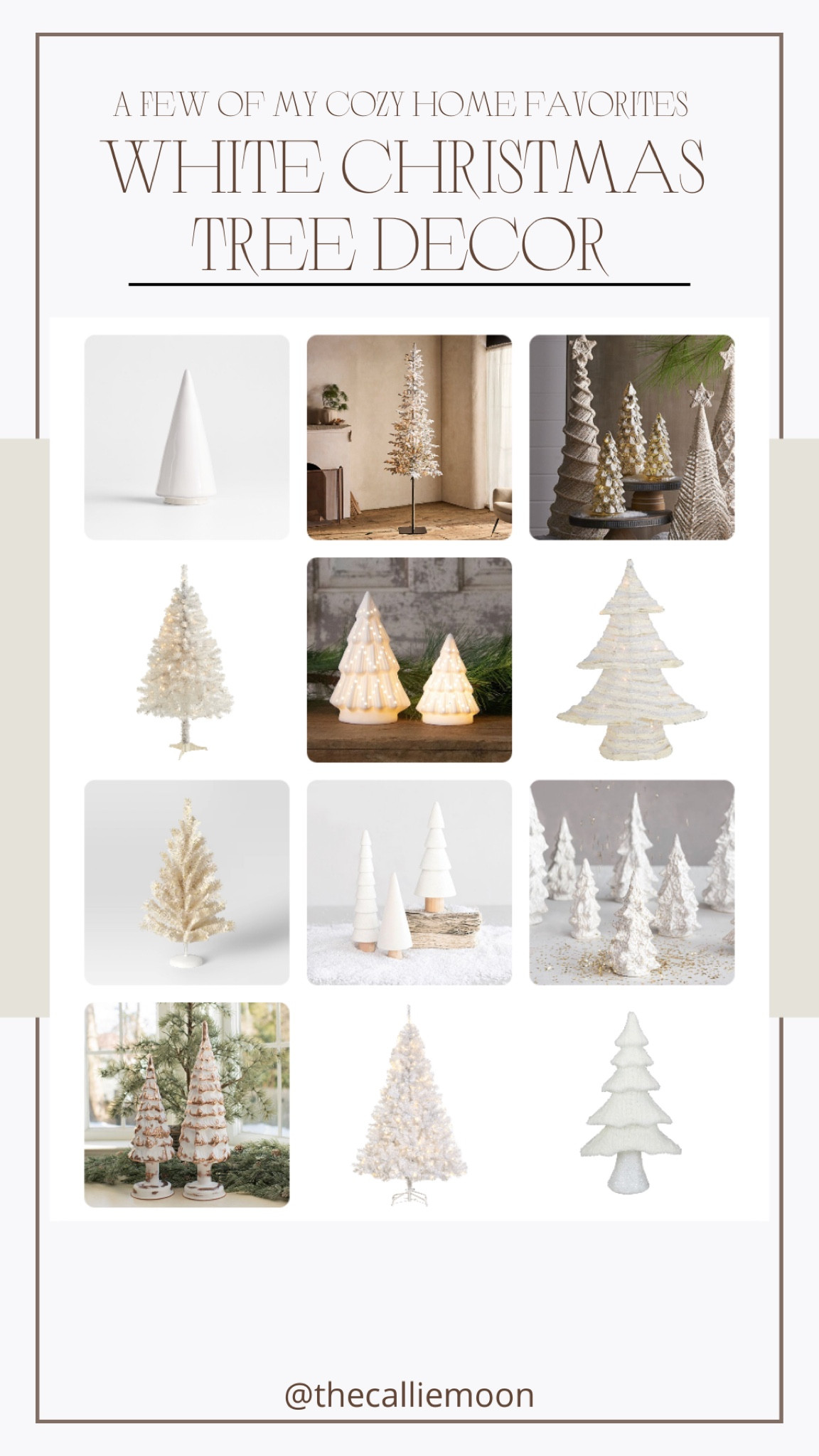 White Christmas Tree Decor | Neutral Christmas Trees

#LTKhome #LTKHoliday #LTKSeasonal