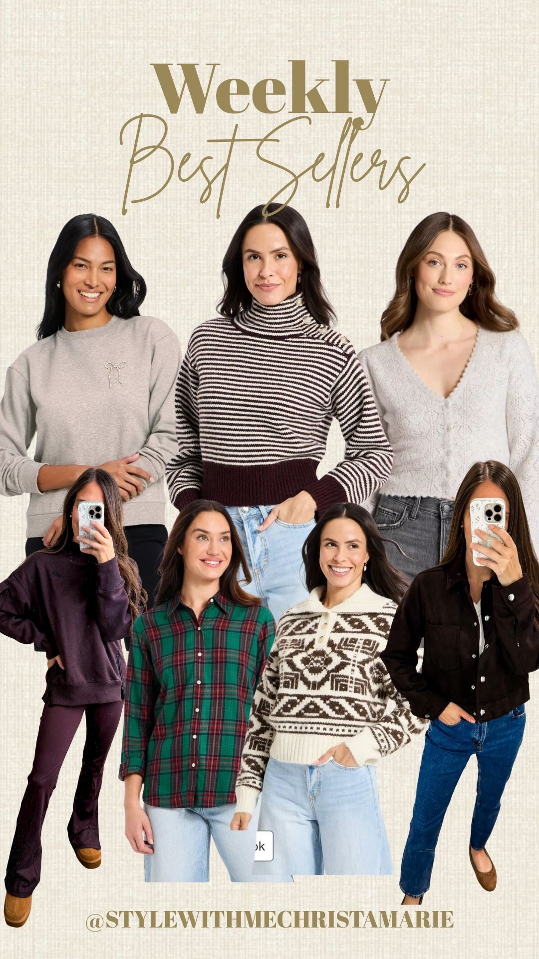 Weekly best sellers 
1. Target faux suede jacket 
2. Target scallop cardigan 20% off 
3. Target holiday sweatshirt
4. Target sweater 20% off
5. Target sweater 20% off 
6. Target plaid top
7. Walmart athletic set 

#LTKFindsUnder50 #LTKSaleAlert #LTKFindsUnder100