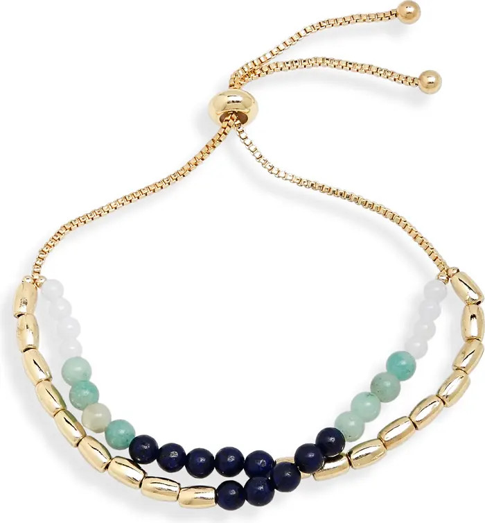 Stone Beaded Slider Bracelet | Nordstrom