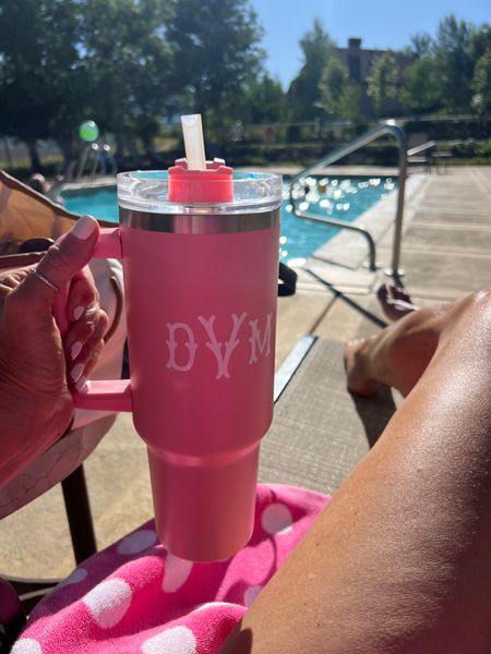 Pool time…

Pink tumbler with custom monogram 
Affordable $29.99 by sprinkled in pink 

Must have for summer and so cute for a gift!



#LTKStyleTip #LTKFindsUnder50