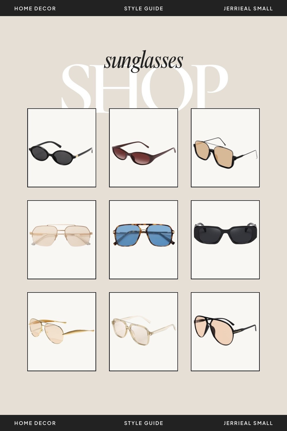 Spring sunglasses guide! 

#LTKootd