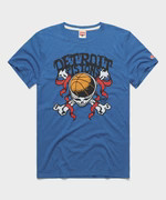 NBA x Grateful Dead x Pistons Skull | Men's NBA T-Shirt | Homage
