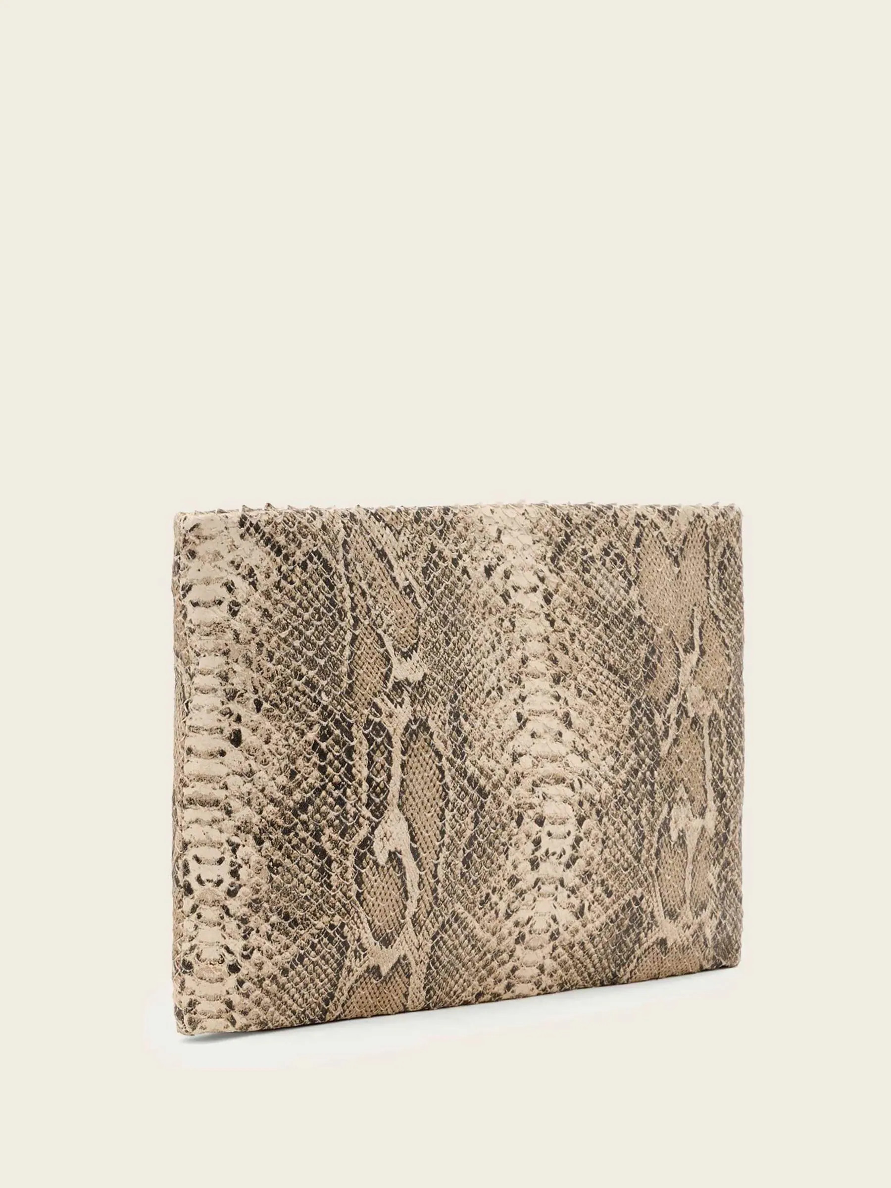 All Saints AllSaints White Bettina Snake Clutch | Next US