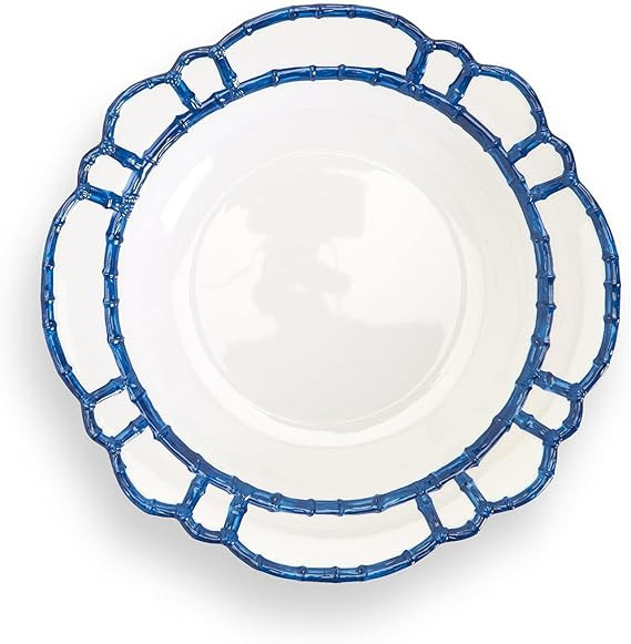 Two's Company Blue Bamboo Touch Bowl | Amazon (US)