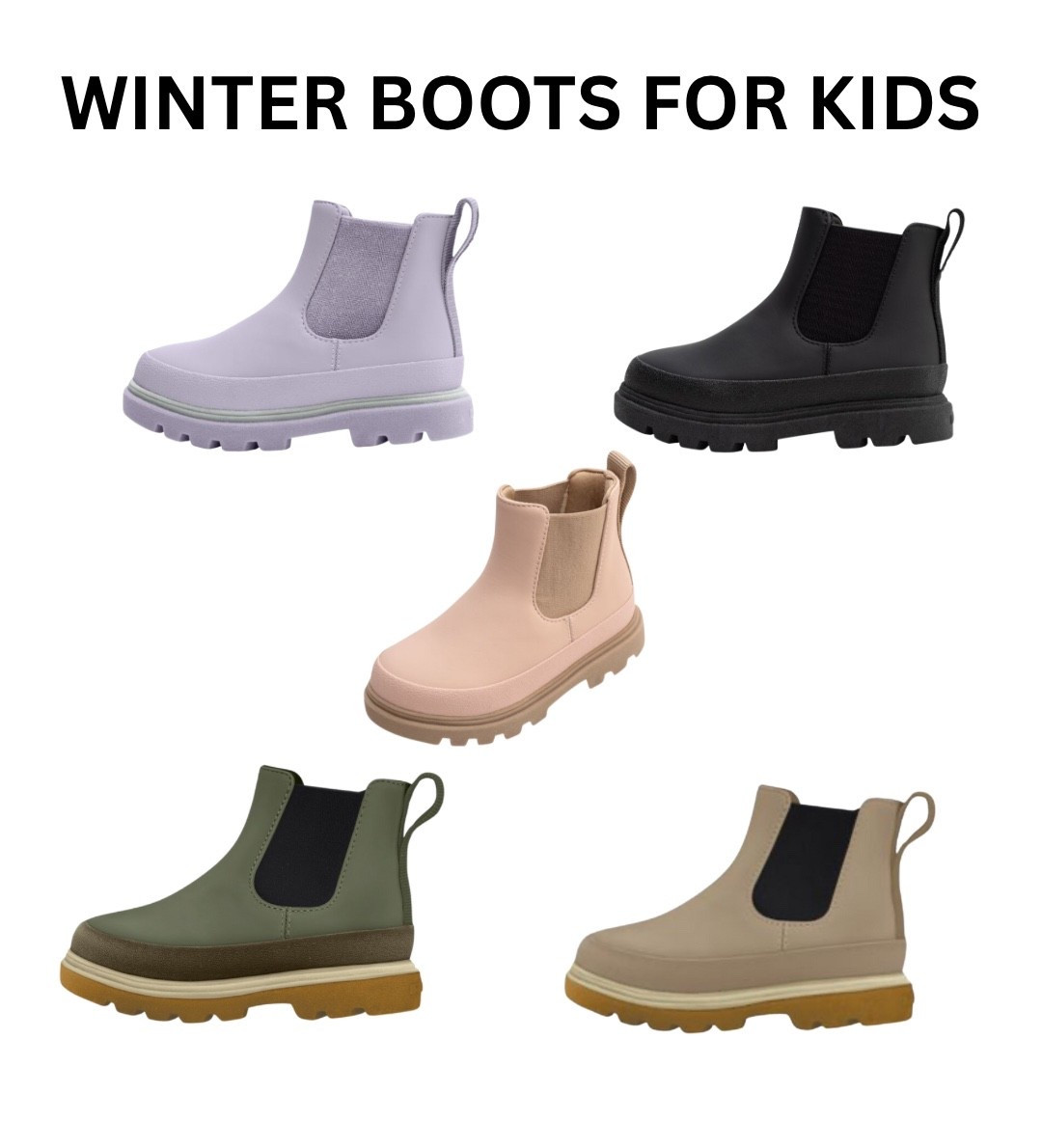 winter boots for kids / chelsea boots for kids 
