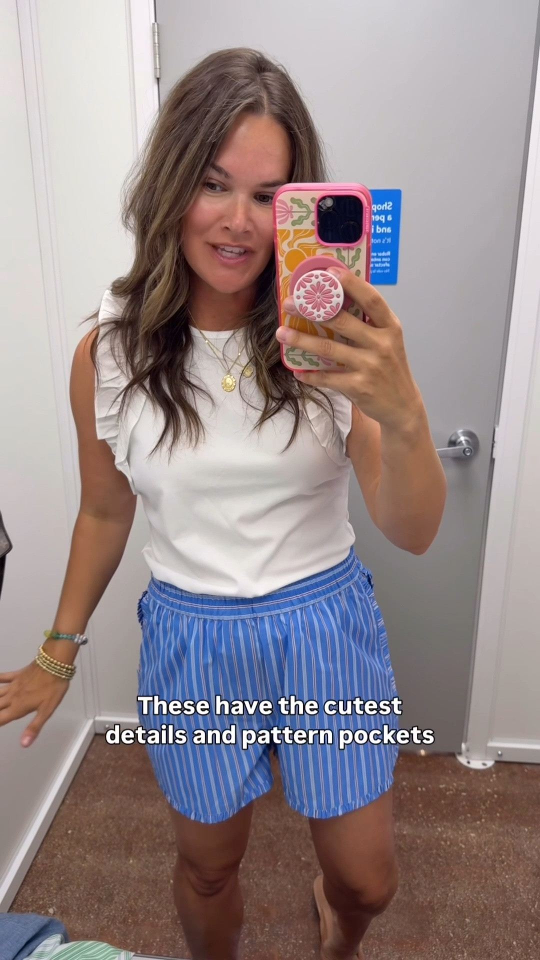 These striped shorts are SO cute! 💙 Paired with a simple white top and you’re set

#LTKootd #LTKgrwm #LTKdayinmylife