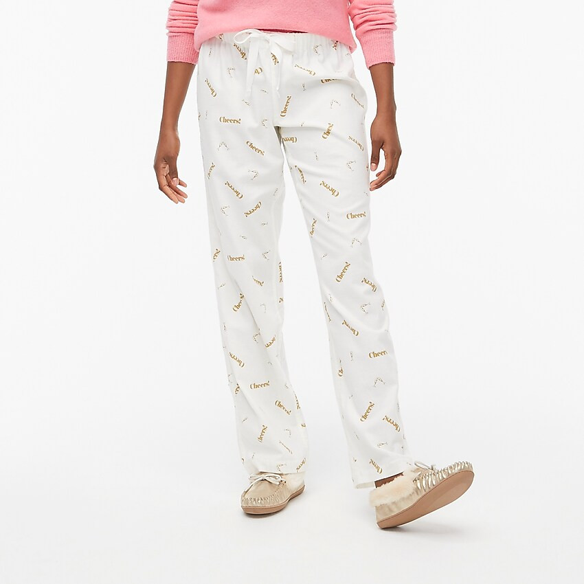 Printed flannel pajama pant | J.Crew Factory