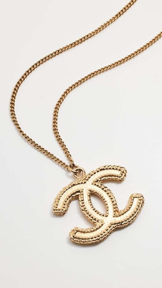 Shopbop Archive Chanel Cc Pendant Necklace | SHOPBOP | Shopbop