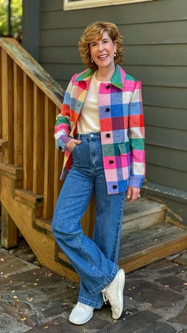 Have you ever seen a cuter coat?! This wool-blend coat has a relaxed fit and dropped shoulders for a casual chic vibe that can be dressed up or down and it’s 40% off! . I paired it with a cashmere crewneck sweater (a high-quality steal at just $50!) and the very BEST jeans. I'm 5'5" and they're the perfect length to pair with heeled booties OR sneakers! Speaking of sneakers, get a look at these fluffy wool-blend sneakers! They're sustainably-made, machine washable, lightweight, extra-cushy, and 30% off right now!

#LTKSaleAlert #LTKWatchNow #LTKStyleTip