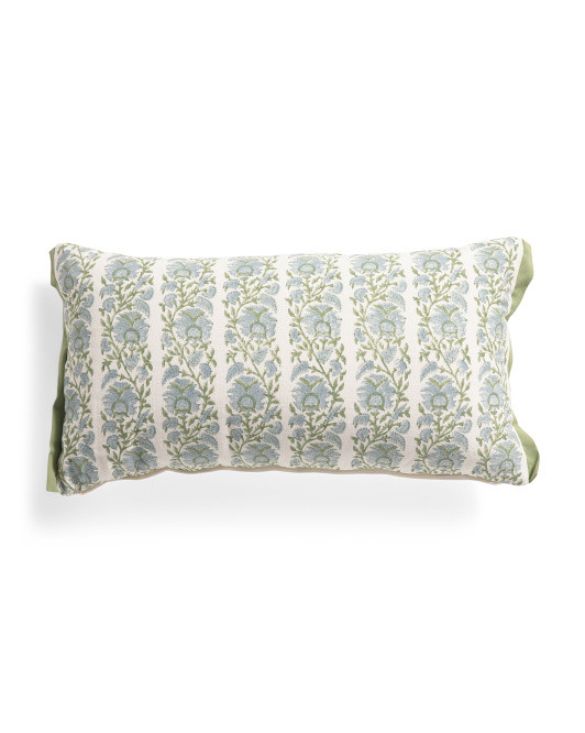 14x26 Block Print Decorative Pillow | TJ Maxx