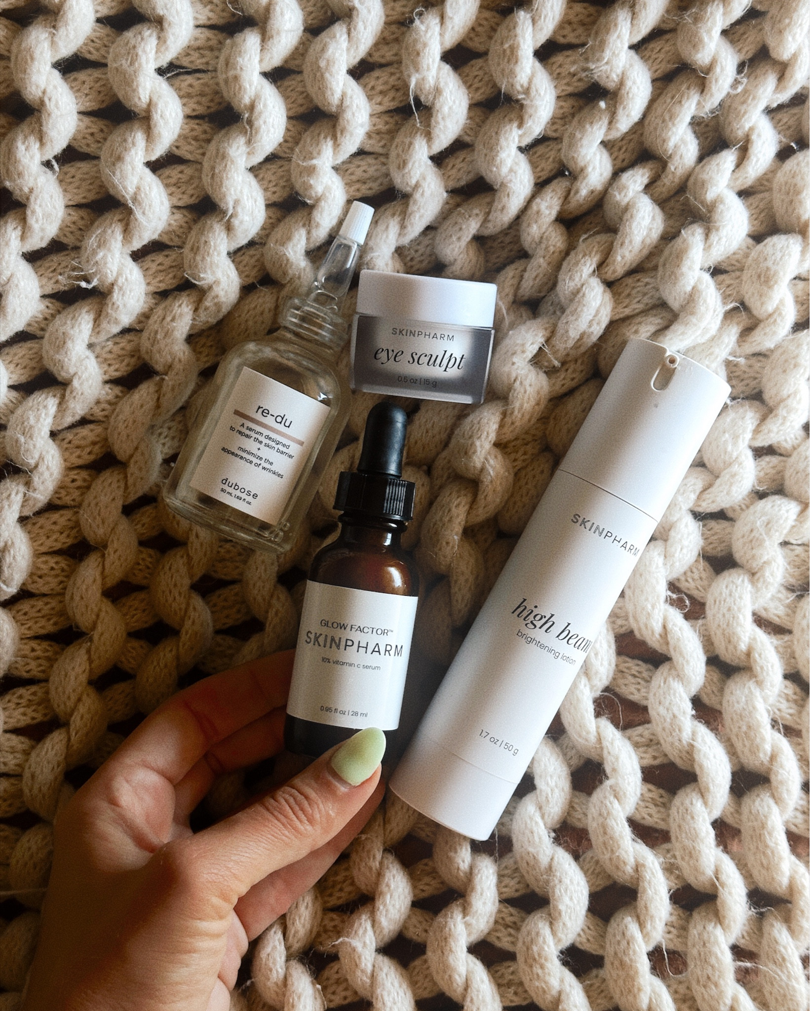 My morning skincare lineup. Best skincare products I’ve ever used. SkinPharm gets the job done!! Also I’ve been using re-du religiously and I’ve seen it work WONDERS on my forehead. I have a deepish line i call my ‘study line’ from college. I was getting Botox consistently to keep it away, but living full time in and RV and traveling for the year meant i needed a new solution, and re-du has been great! 

#LTKFindsUnder100 #LTKU #LTKBeauty