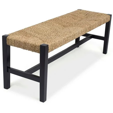 BirdRock Home Rush Weave Bench | Walmart (US)