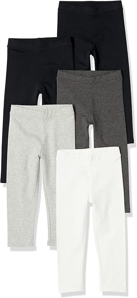 Amazon Essentials Girls and Toddlers' Leggings, Multipacks | Amazon (US)