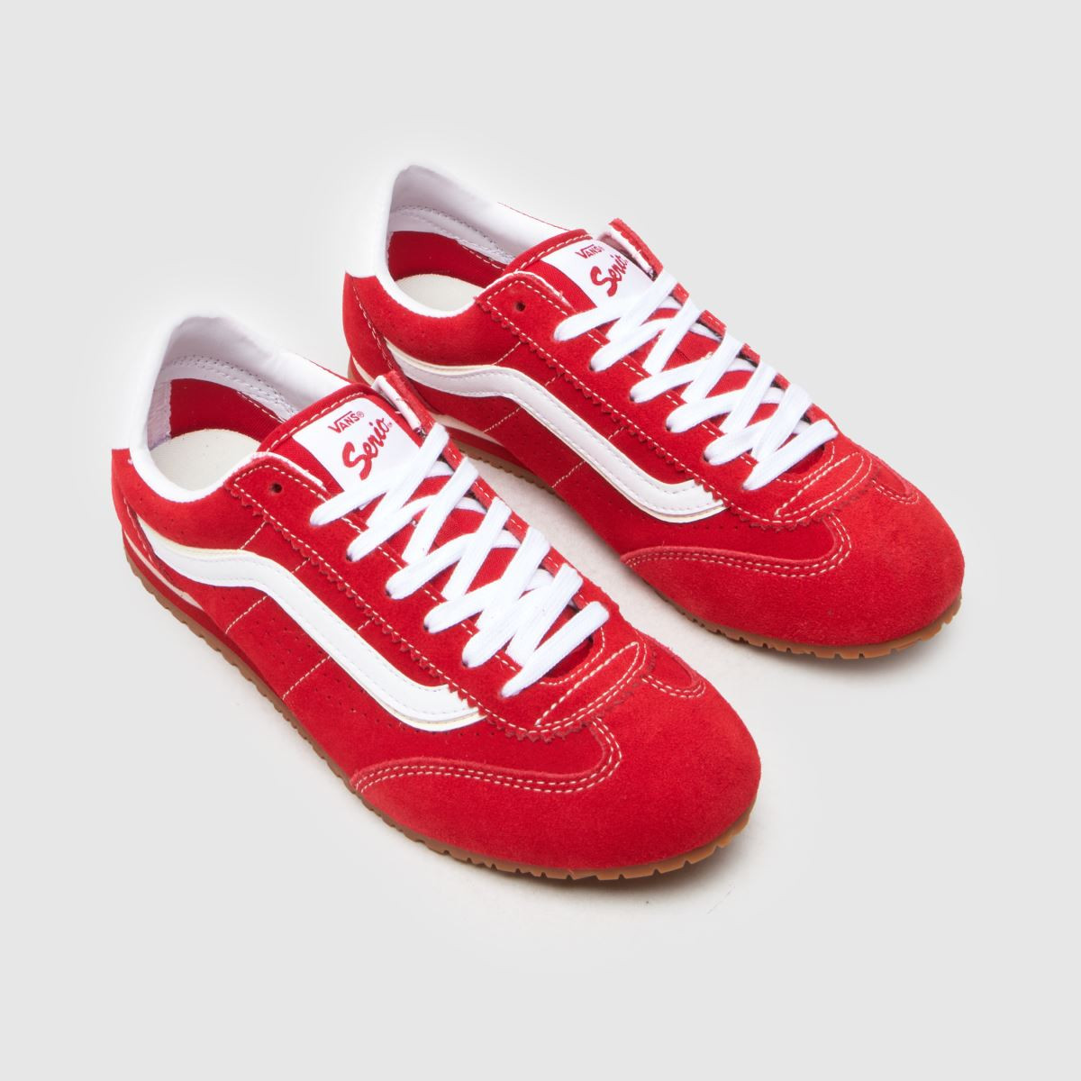 Womens Red Vans Super Lowpro Trainers | schuh | Schuh