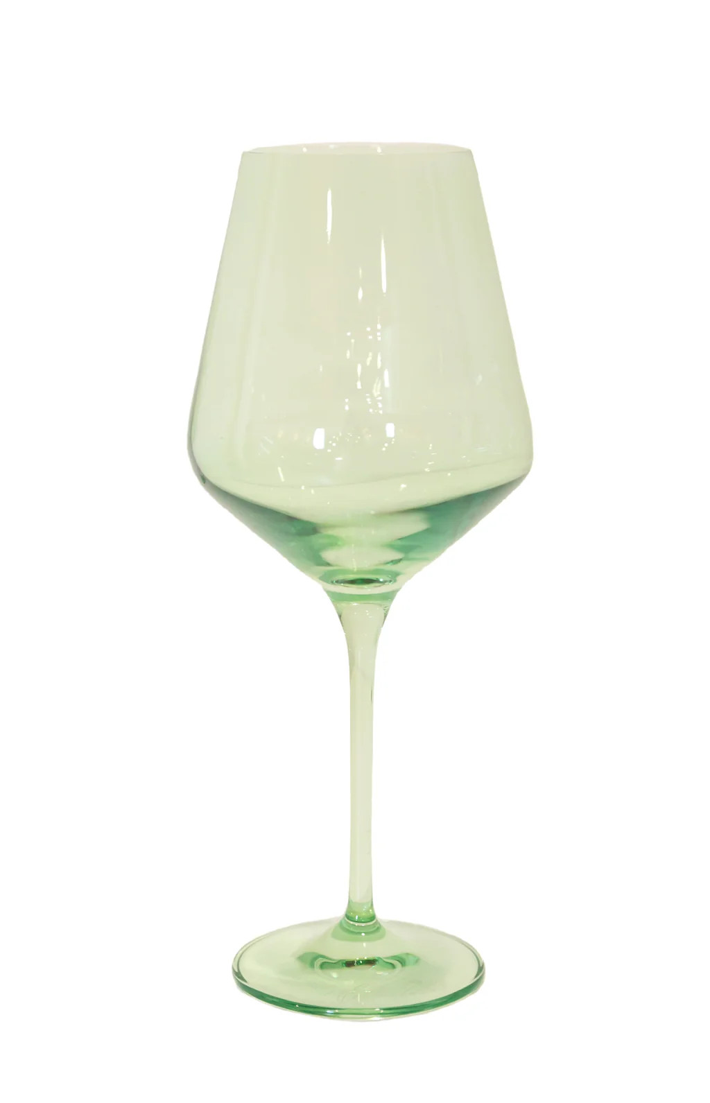 Wine Stemware, Set of 6 Mint Green | Over The Moon