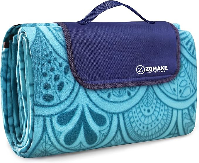ZOMAKE Picnic Blanket - Waterproof, Foldable, Sandproof - 79"x79" Concert, Beach, Yard, Outdoor G... | Amazon (US)