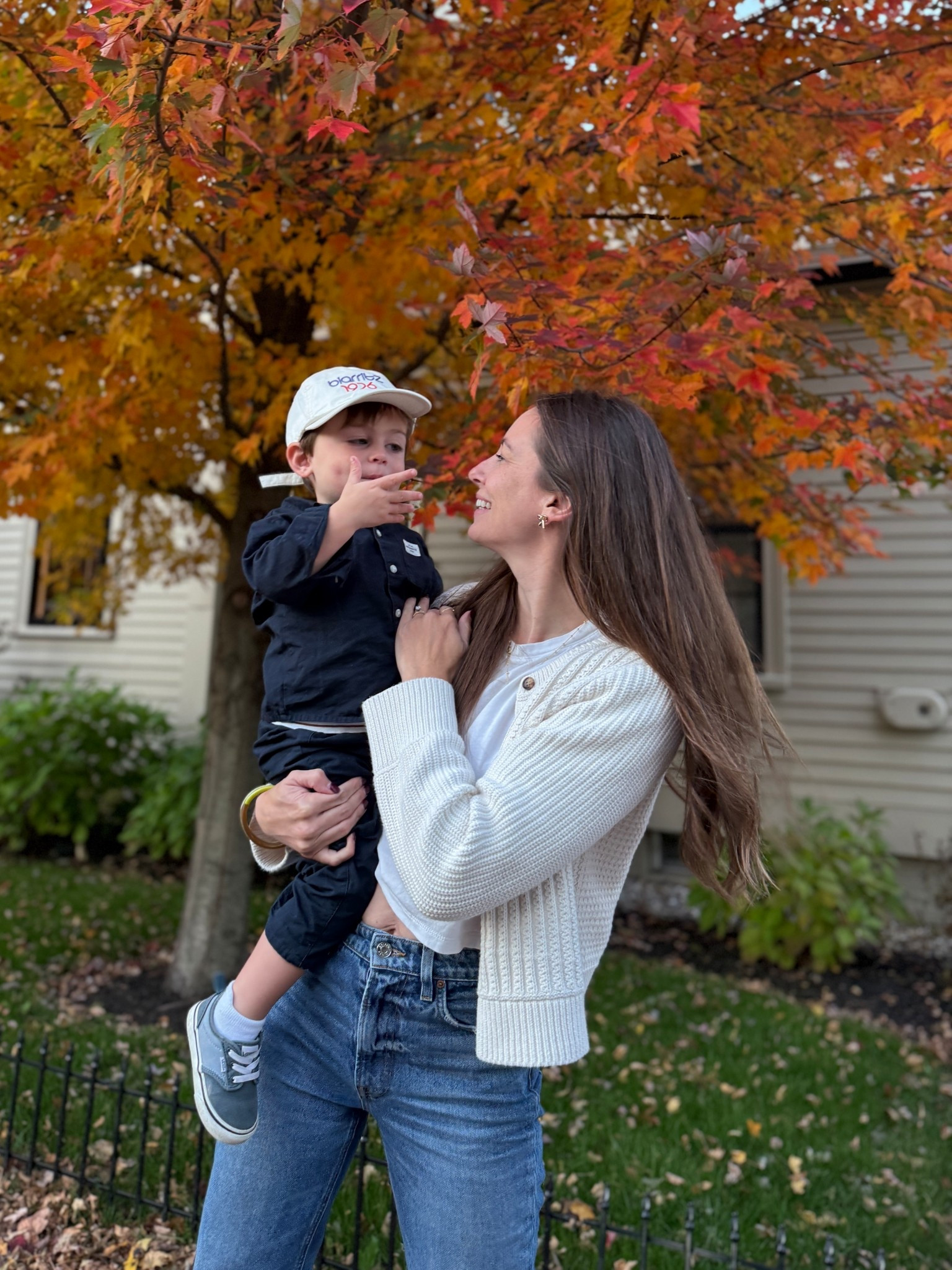 Mom and toddler boy style, cardigans, classic style, mom looks, toddler boy outfit, baseball hat for little boys, fall style 

#LTKKids #LTKFamily #LTKSeasonal